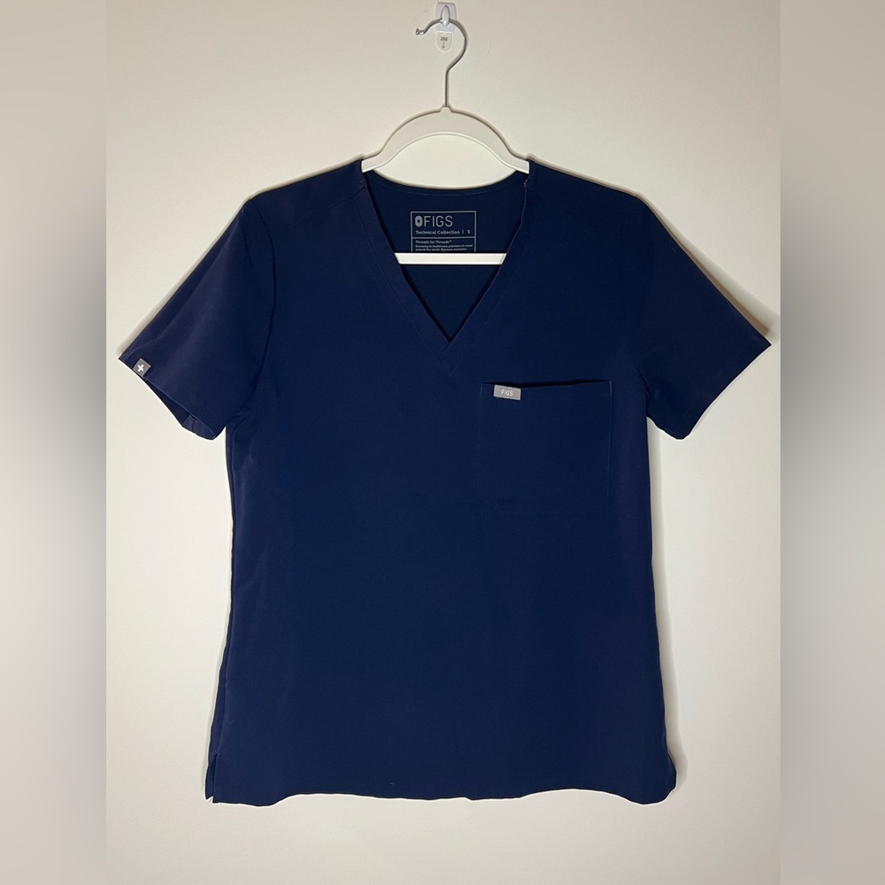 Figs Women's Navy Blue Top